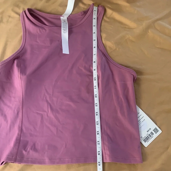 Lululemon Nulux Racerback Cropped Run tank 6,10,12 Velvet Dusk - Picture 9 of 10